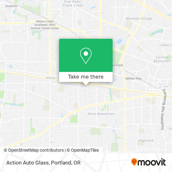 Mapa de Action Auto Glass