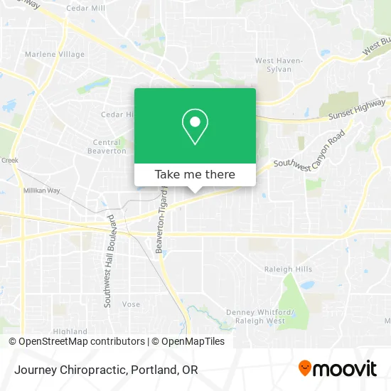 Journey Chiropractic map