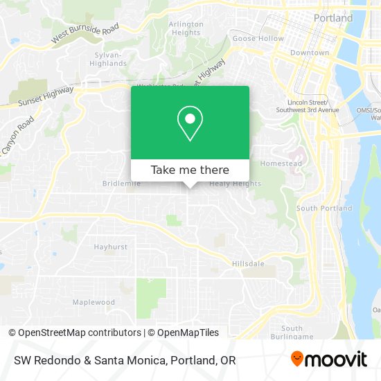 Mapa de SW Redondo & Santa Monica