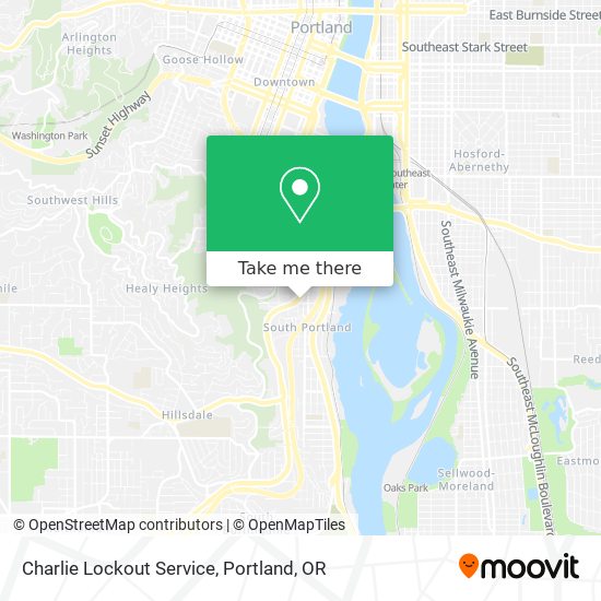 Mapa de Charlie Lockout Service
