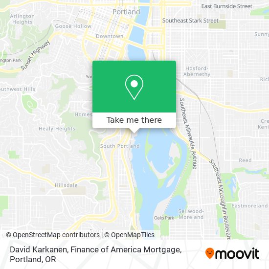Mapa de David Karkanen, Finance of America Mortgage