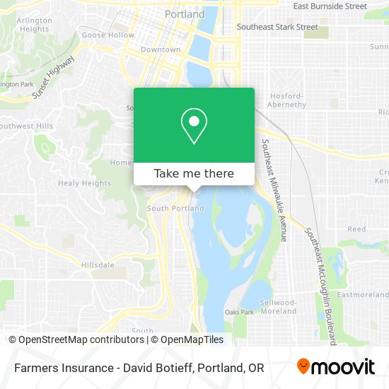 Farmers Insurance - David Botieff map