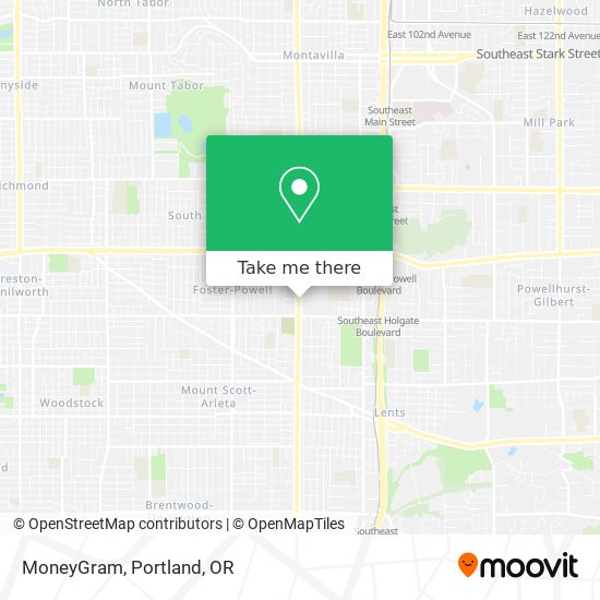 MoneyGram map