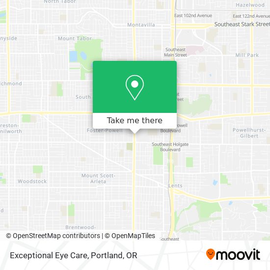 Mapa de Exceptional Eye Care