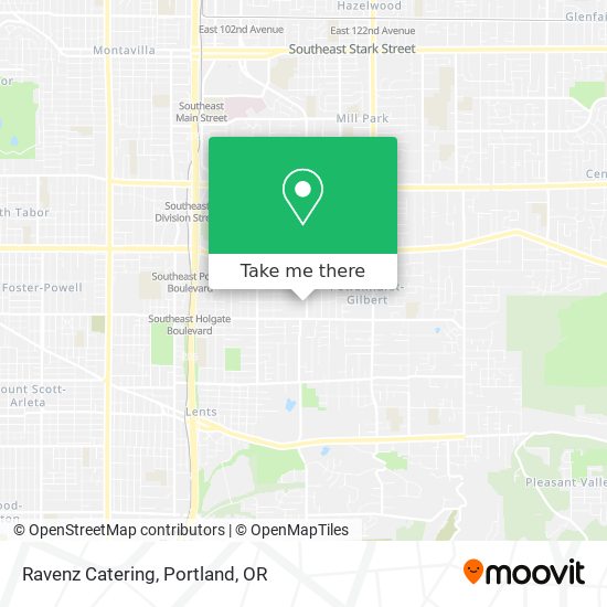 Ravenz Catering map