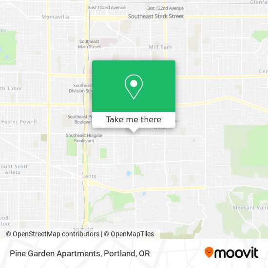 Mapa de Pine Garden Apartments