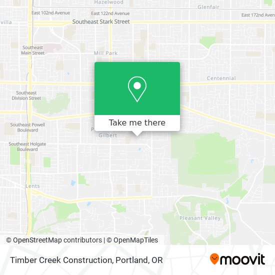 Timber Creek Construction map