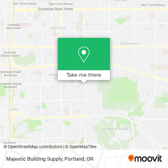 Majestic Building Supply map