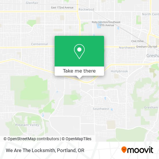 We Are The Locksmith map