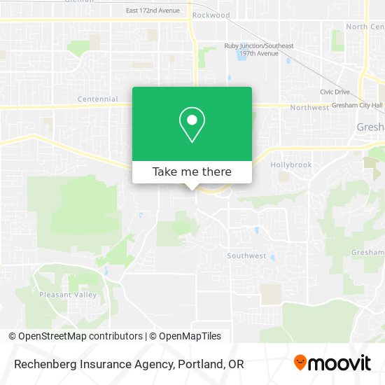 Mapa de Rechenberg Insurance Agency