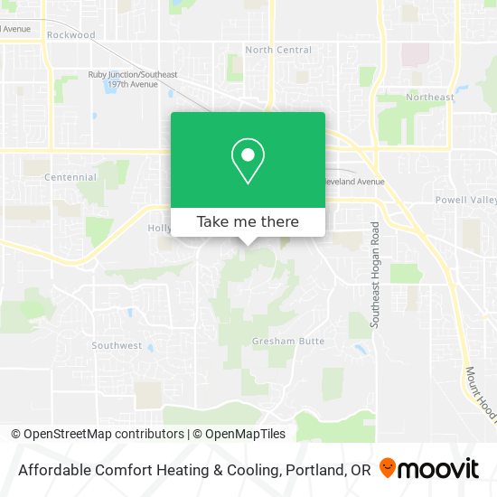 Mapa de Affordable Comfort Heating & Cooling