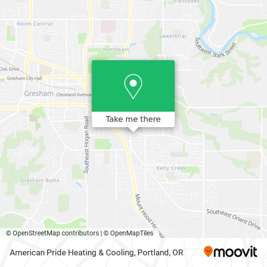 American Pride Heating & Cooling map