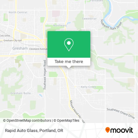 Rapid Auto Glass map