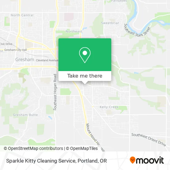 Sparkle Kitty Cleaning Service map