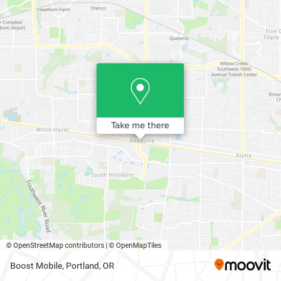 Mapa de Boost Mobile