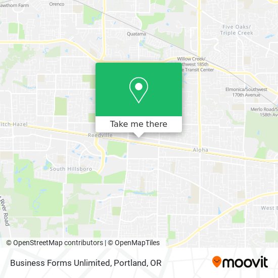 Business Forms Unlimited map