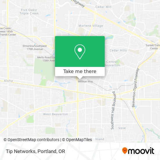 Tip Networks map