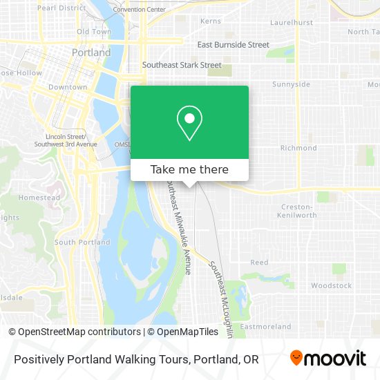Mapa de Positively Portland Walking Tours