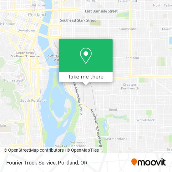 Mapa de Fourier Truck Service