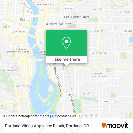 Portland Viking Appliance Repair map