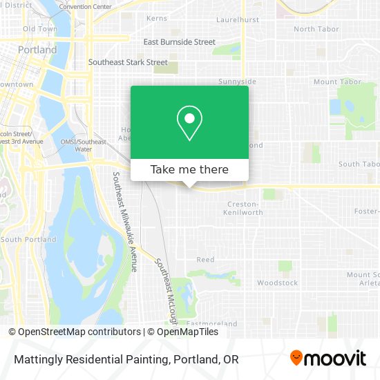 Mattingly Residential Painting map
