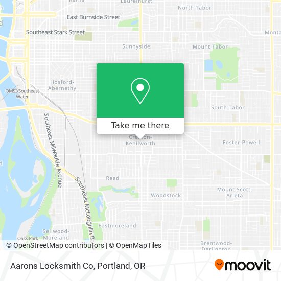 Aarons Locksmith Co map