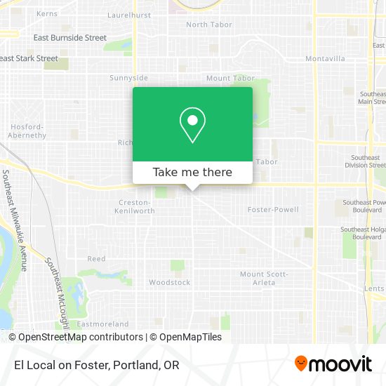 El Local on Foster map