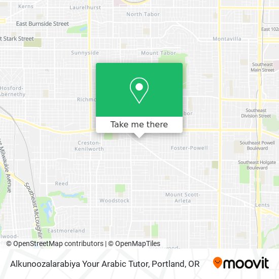 Alkunoozalarabiya Your Arabic Tutor map