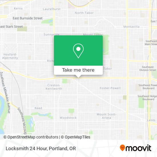 Locksmith 24 Hour map