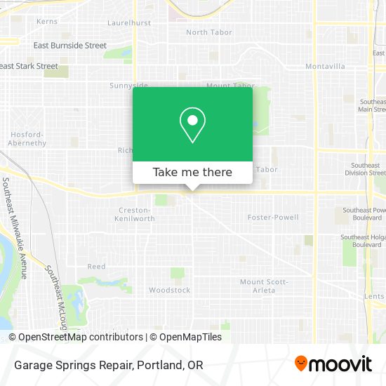 Garage Springs Repair map