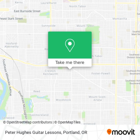 Peter Hughes Guitar Lessons map