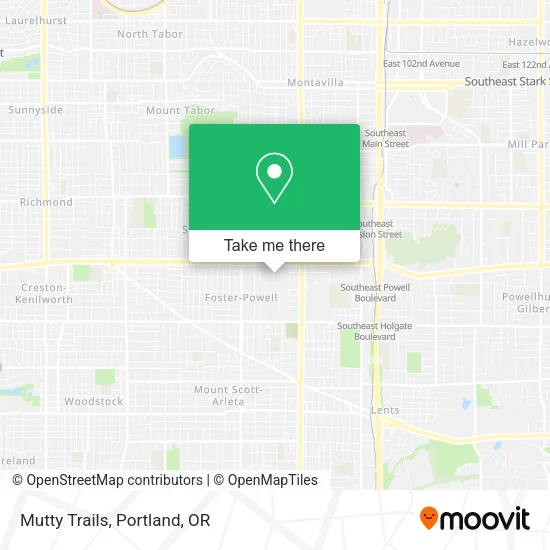 Mutty Trails map