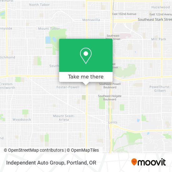 Independent Auto Group map