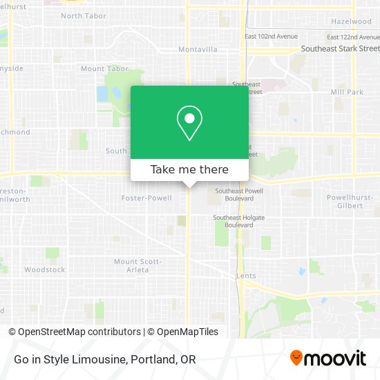 Go in Style Limousine map