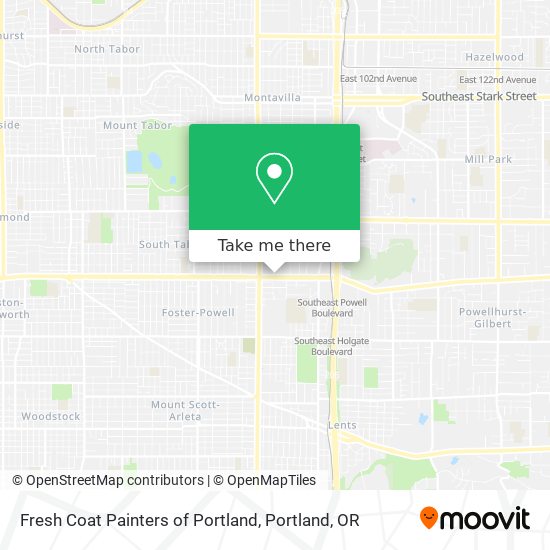 Fresh Coat Painters of Portland map