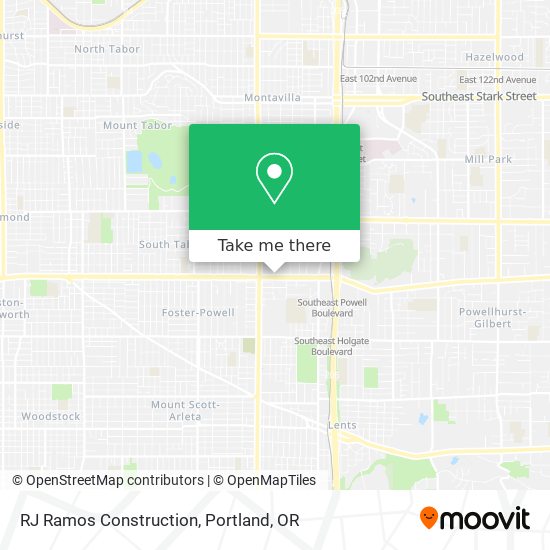RJ Ramos Construction map