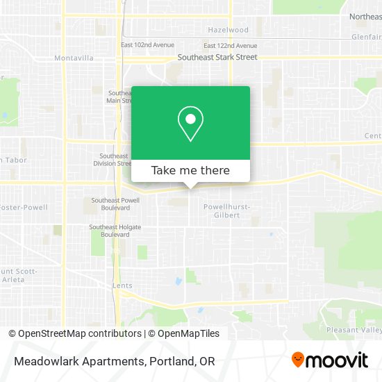 Mapa de Meadowlark Apartments