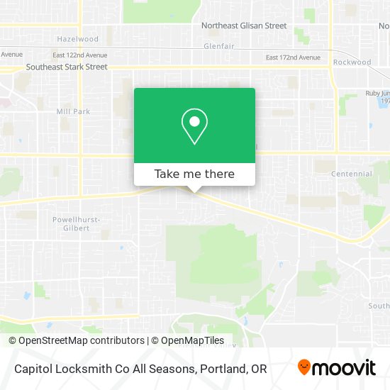 Capitol Locksmith Co All Seasons map