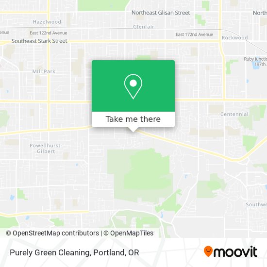 Purely Green Cleaning map