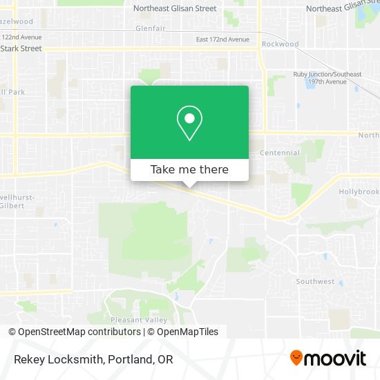 Rekey Locksmith map