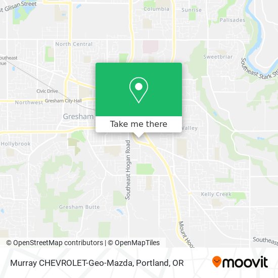 Mapa de Murray CHEVROLET-Geo-Mazda
