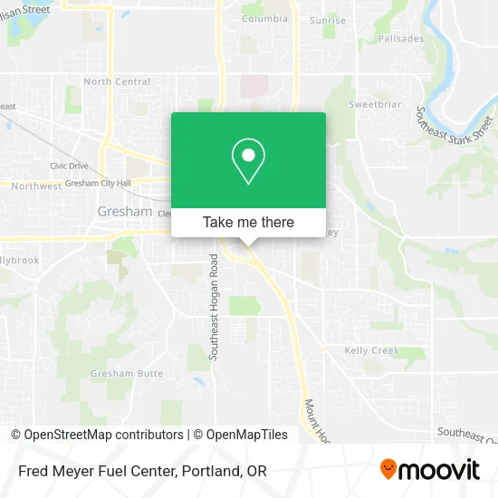 Fred Meyer Fuel Center map