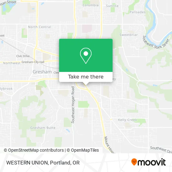 WESTERN UNION map