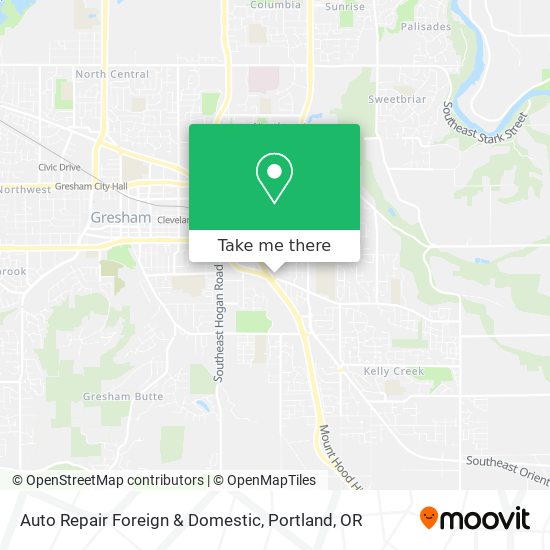 Mapa de Auto Repair Foreign & Domestic