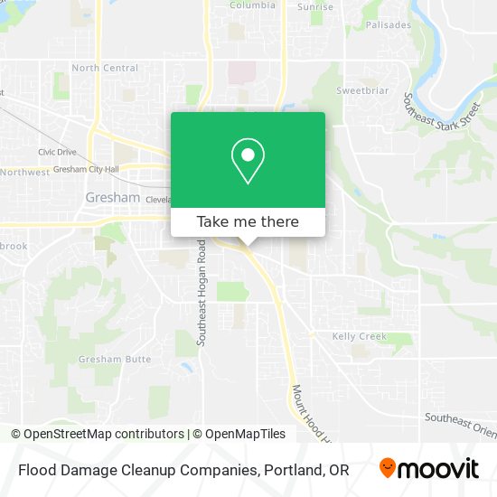 Flood Damage Cleanup Companies map