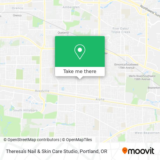 Mapa de Theresa's Nail & Skin Care Studio