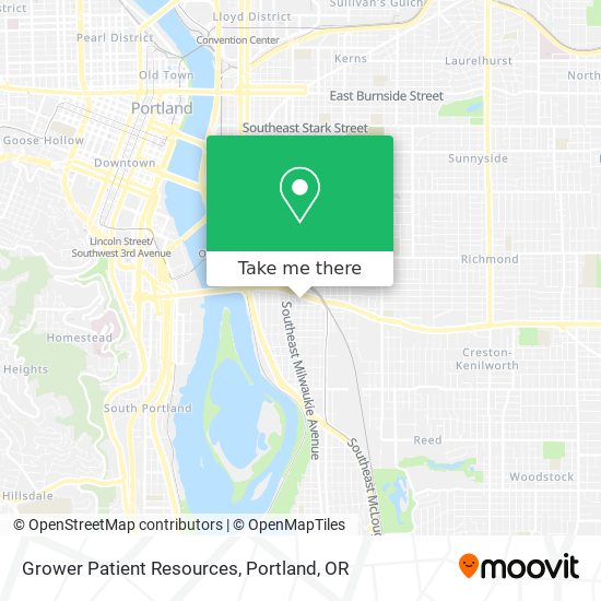 Grower Patient Resources map