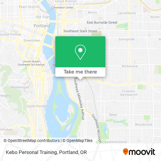 Kebo Personal Training map