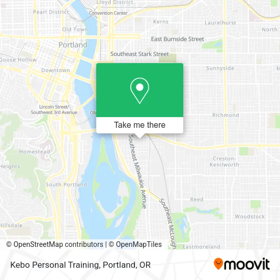 Kebo Personal Training map