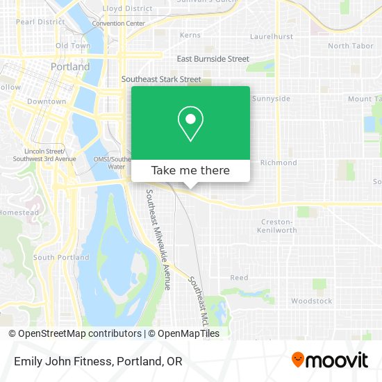 Mapa de Emily John Fitness